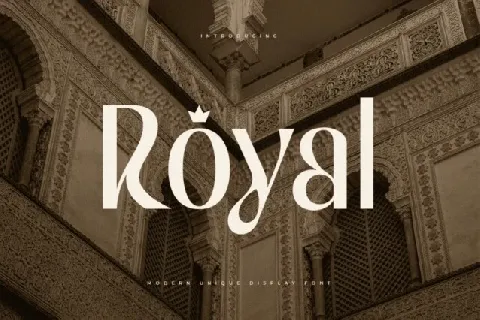 Royal font