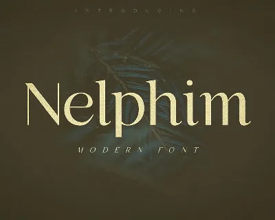 Nelphim font