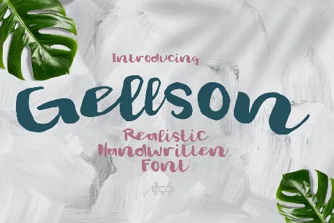 Gelsson Demo font