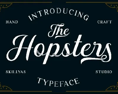 Hopsters font