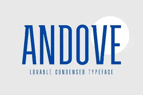 Andove Family font