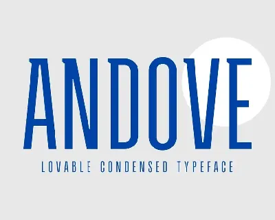 Andove Family font