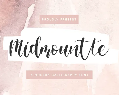 Midmountte font