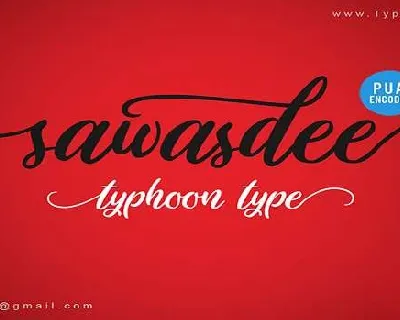 Sawasdee font