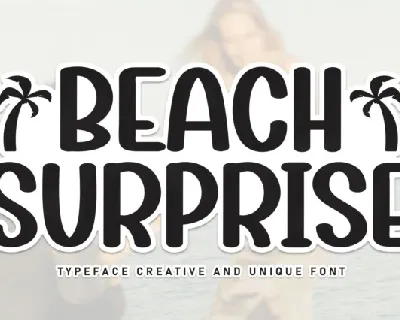 Beach Surprise Display font