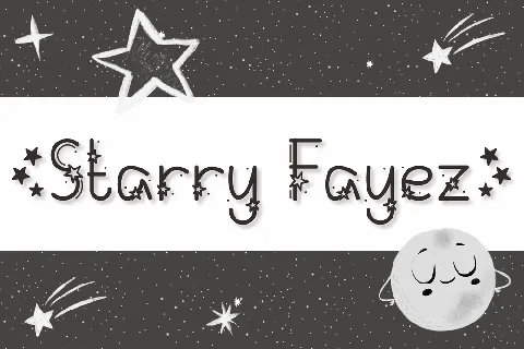 Starry Fayez font