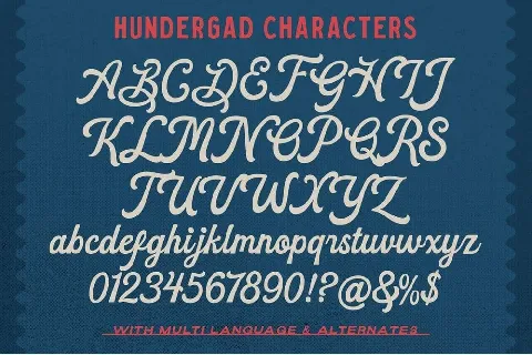 Hundergad font