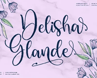 Delisha Glande font