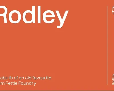 Rodley font