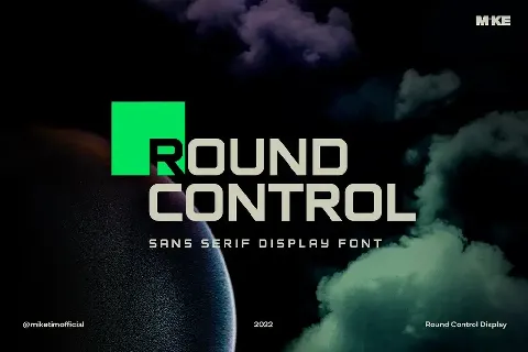 Round Control font