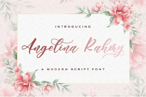 Angelina Rahmy font