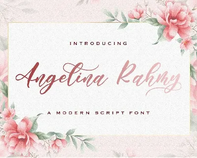 Angelina Rahmy font