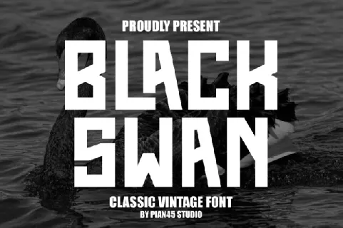 Black Swan font