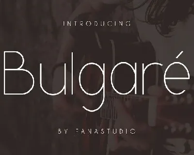 Bulgare Sans font