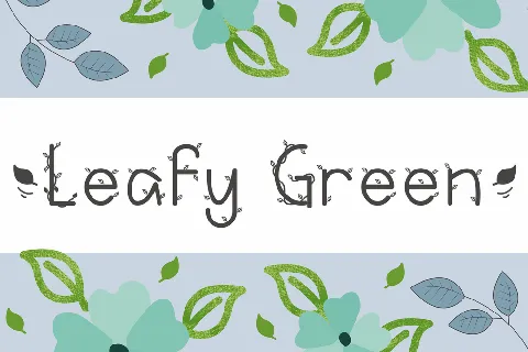 Leafy Green font