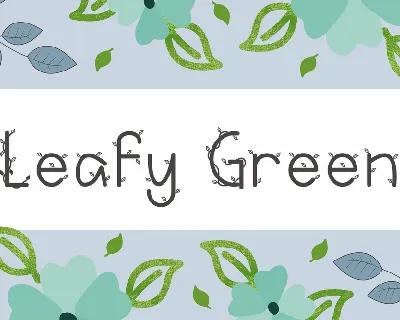Leafy Green font