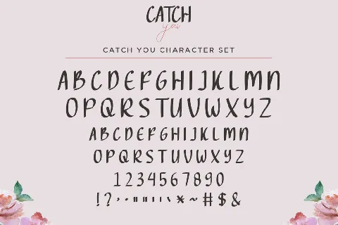 Catch You Demo font