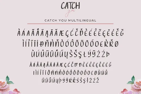 Catch You Demo font