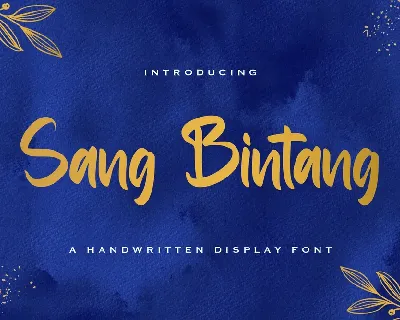 Sang Bintang font