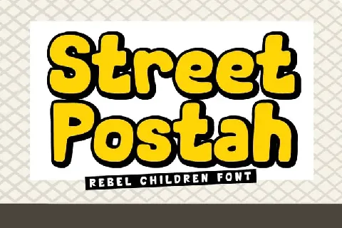 Street-Postah font