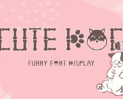 Cute Dog font