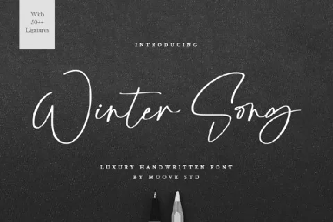 Winter Song font