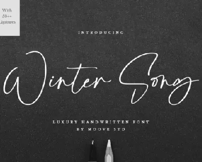 Winter Song font