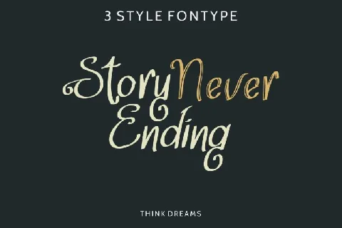 ThinkDreams Script font