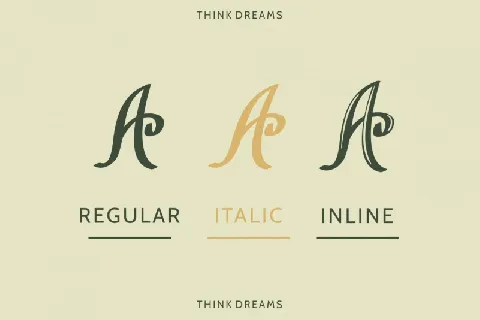 ThinkDreams Script font