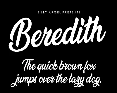 Beredith font