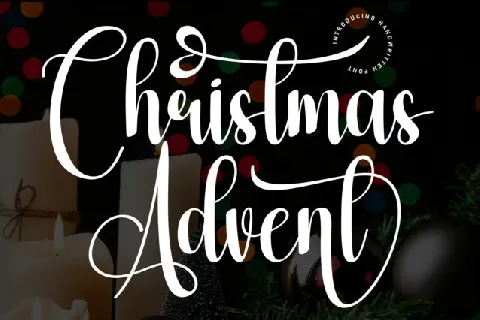 Christmas Advent Script font