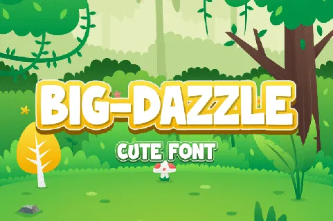 BIG-DAZZLE font