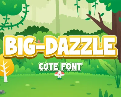 BIG-DAZZLE font
