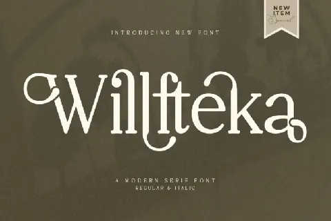 Willfteka font