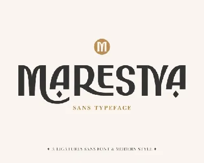 Marestya font