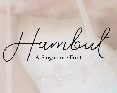 Hambut font