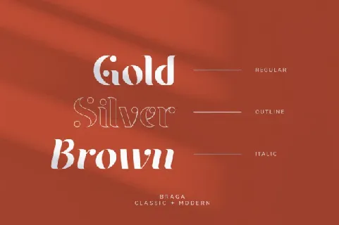 Braga Typeface font