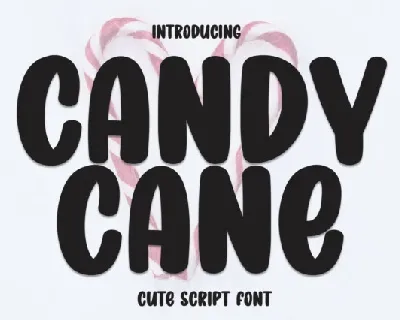 Candy Cane Display Typeface font