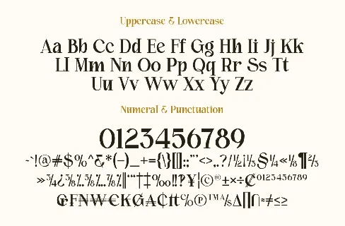 Calvine font