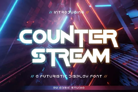 Counter Stream font