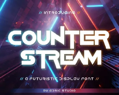 Counter Stream font