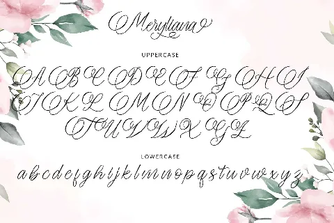 Meryliana font