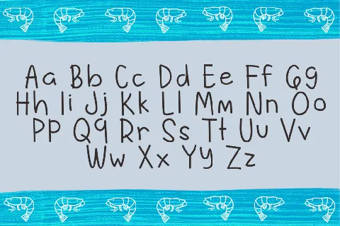 Baby Shrimp font