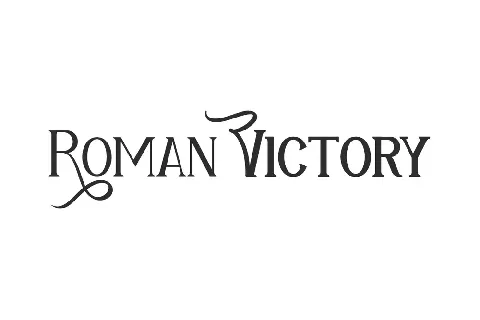 Roman Victory Demo font