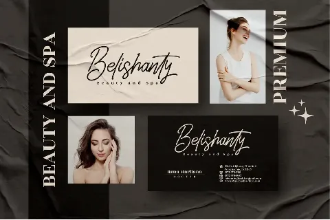 Belistaria Signature font