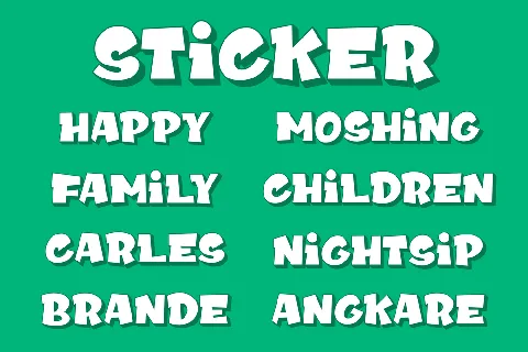 Kids Walk font