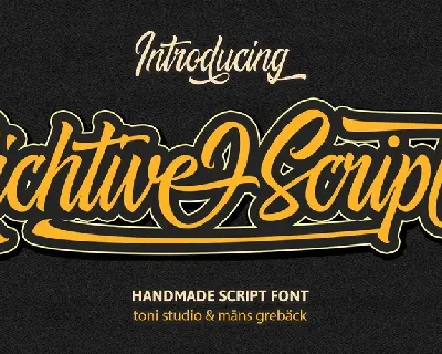 Richtive Script font