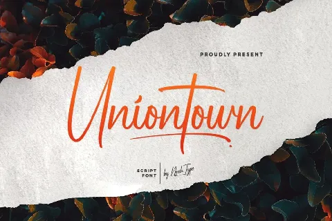 Uniontown font