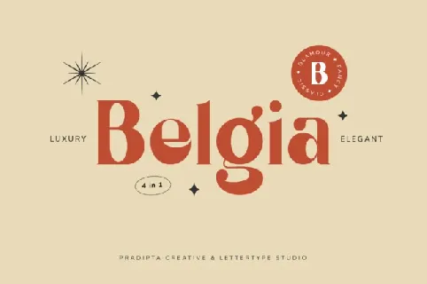 Belgia Typeface font