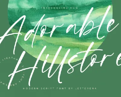 Adorable Hillstore font